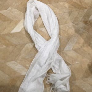 White scarf
